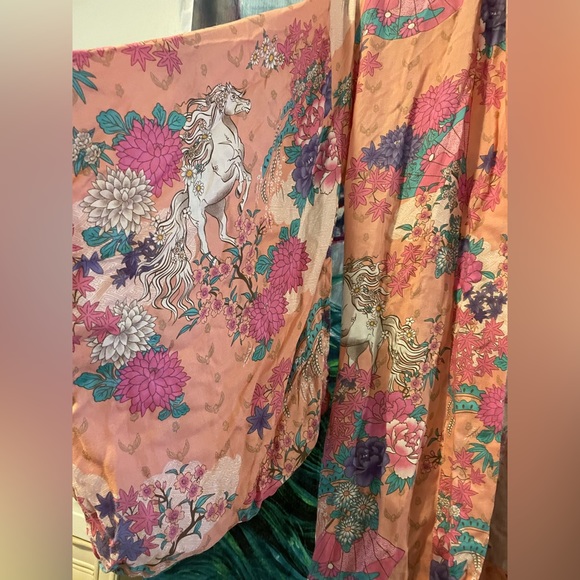 Spell Wild Horses Robe in Blush Pink (P-5) - Picture 6 of 8